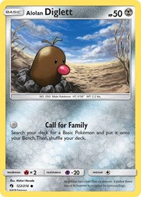 Alolan Diglett (122/214) [SM Lost Thunder]