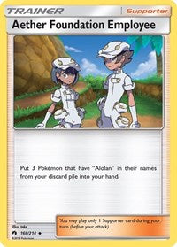 Aether Foundation Employee (168/214) [SM Lost Thunder]