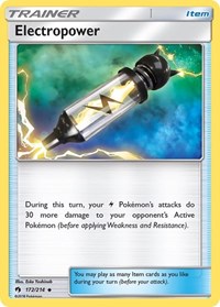 Electropower (172/214) [SM Lost Thunder]