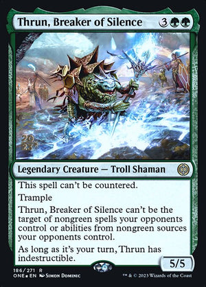 Thrun, Breaker of Silence (186s) [Phyrexia: All Will Be One Promos]