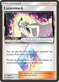 Lusamine Prism Star (182/214) [SM Lost Thunder]