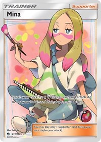 Mina (Full Art) (211/214) [SM Lost Thunder]