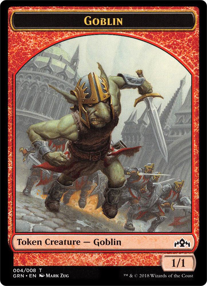 Goblin // Soldier (006) Double-Sided Token (4 // 6) [GRN Guild Kit]
