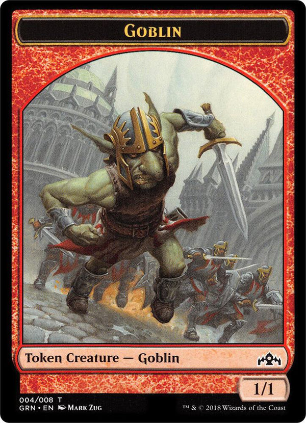 Goblin // Soldier (006) Double-Sided Token (4 // 6) [GRN Guild Kit]