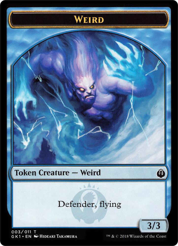 Weird // Goblin Double-Sided Token (3 // 4) [GRN Guild Kit]