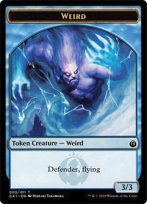 Weird // Goblin Double-Sided Token (3 // 4) [GRN Guild Kit]