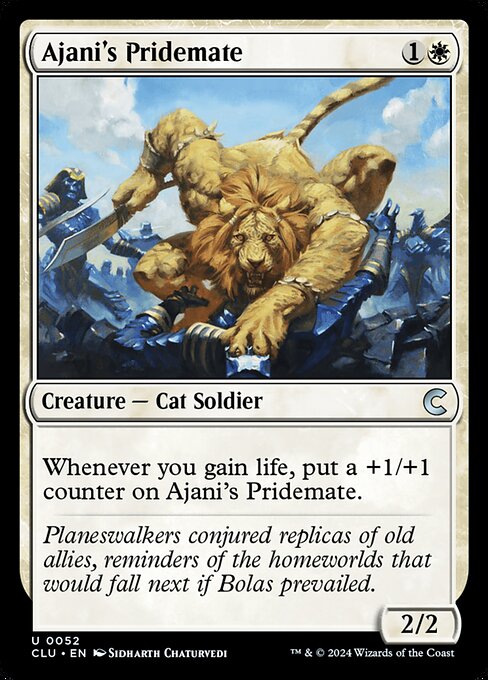 Ajani's Pridemate (52) [Ravnica: Clue Edition]