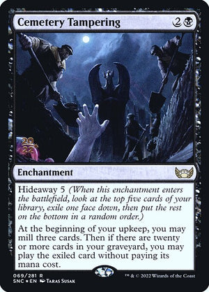 Cemetery Tampering (69s) [Streets of New Capenna Promos]