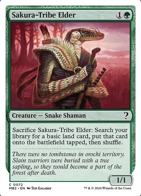 Sakura-Tribe Elder (72) [Mystery Booster 2]