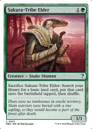 Sakura-Tribe Elder (72) [Mystery Booster 2]