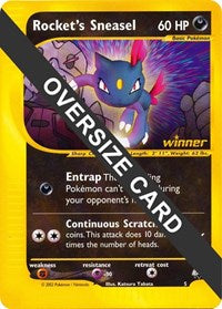 Rocket's Sneasel - 5 (005) [Jumbo Cards]