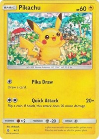 Pikachu - 4/12 (004/012) [McDonalds Promos 2018]