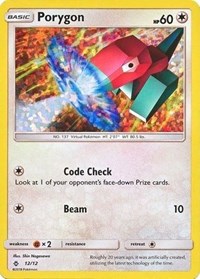 Porygon - 12/12 (012/012) [McDonalds Promos 2018]