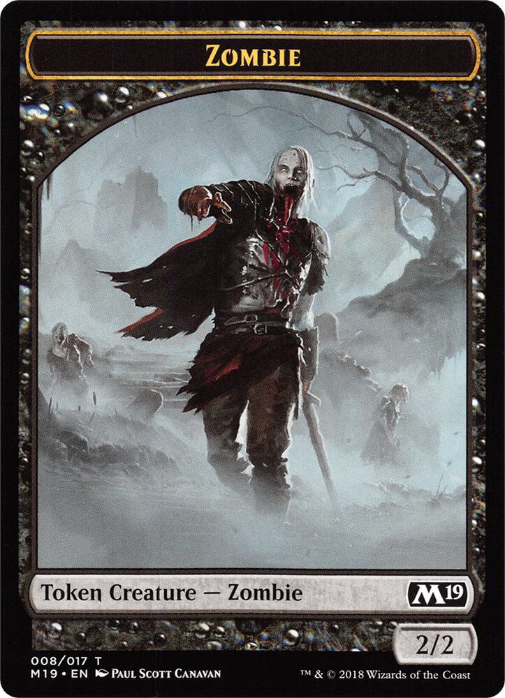 Zombie // Thopter Double-Sided Token (Game Night) (8 // 14) [Core Set 2019]
