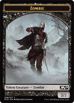 Zombie // Thopter Double-Sided Token (Game Night) (8 // 14) [Core Set 2019]