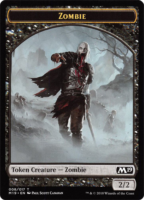 Zombie // Thopter Double-Sided Token (Game Night) (8 // 14) [Core Set 2019]