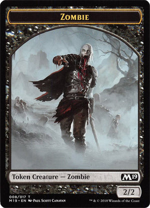 Zombie // Goblin Double-Sided Token (Game Night) (8 // 11) [Core Set 2019]