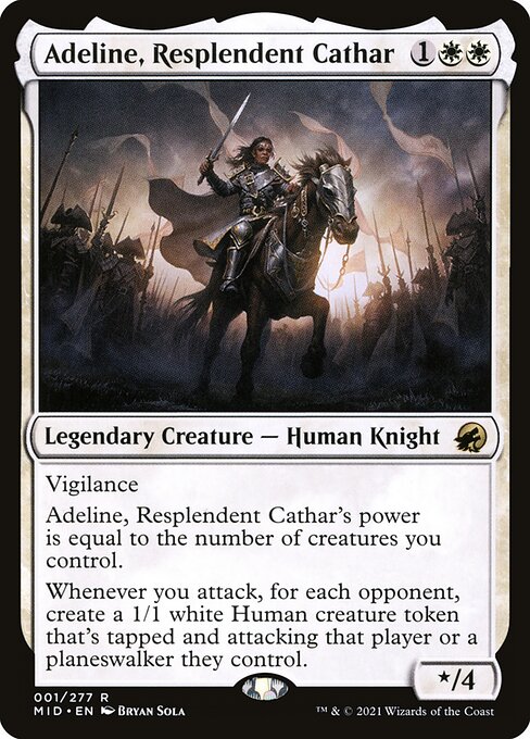 Adeline, Resplendent Cathar (1) [Innistrad: Midnight Hunt]