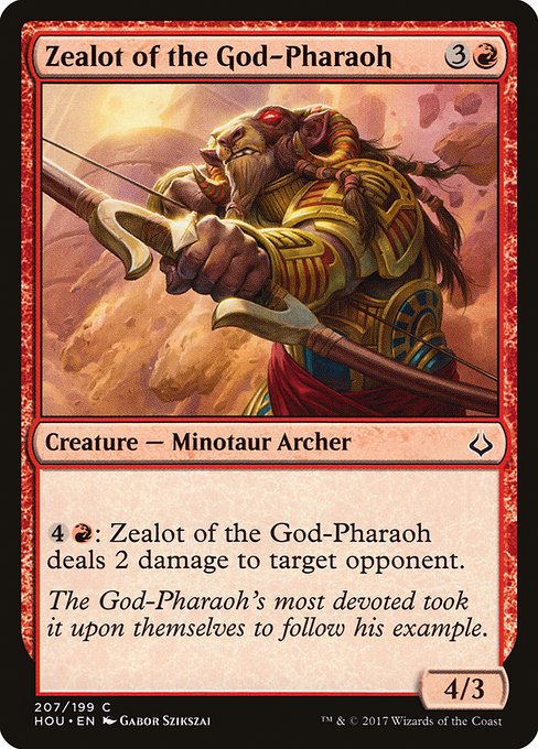 Zealot of the God-Pharaoh (207) [Hour of Devastation]