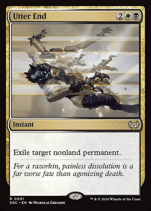 Utter End (91) [Duskmourn: House of Horror Commander]