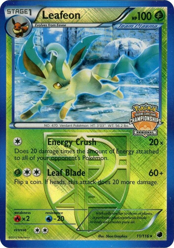 Leafeon - 11/116 (Regional Championship Promo) [League and Championship Cards]