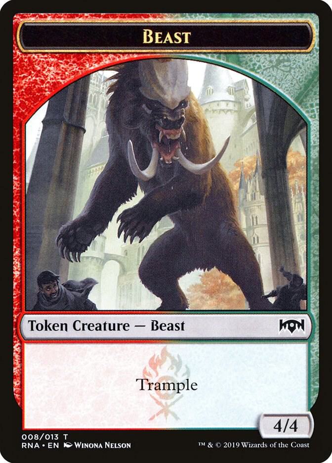 Beast Token (8) [Ravnica Allegiance]