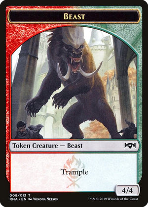 Beast Token (8) [Ravnica Allegiance]