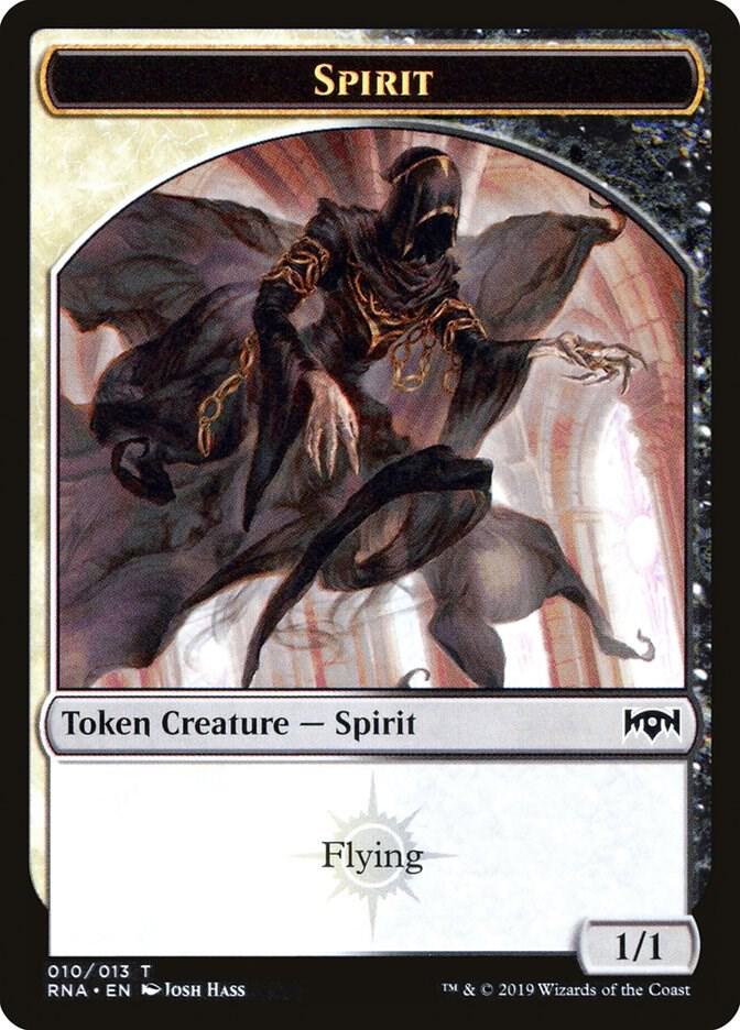 Spirit Token (10) [Ravnica Allegiance]