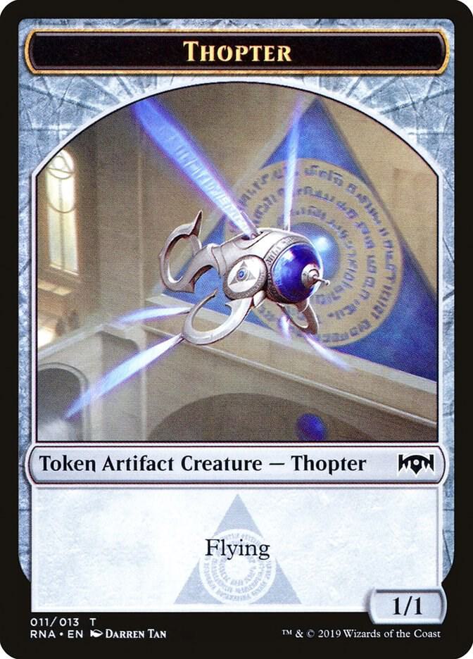Thopter Token (11) [Ravnica Allegiance]