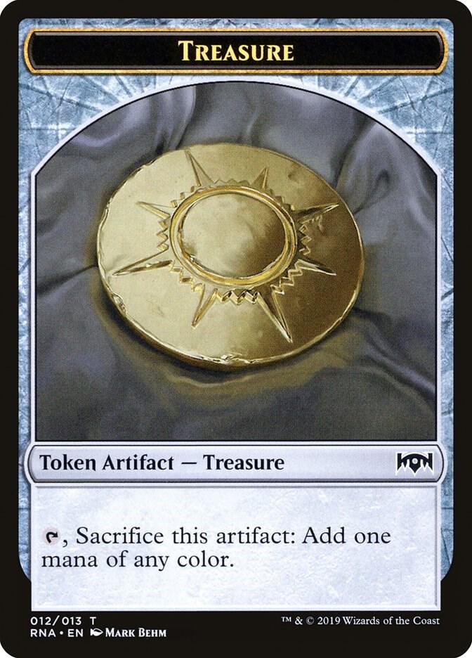 Treasure Token (12) [Ravnica Allegiance]