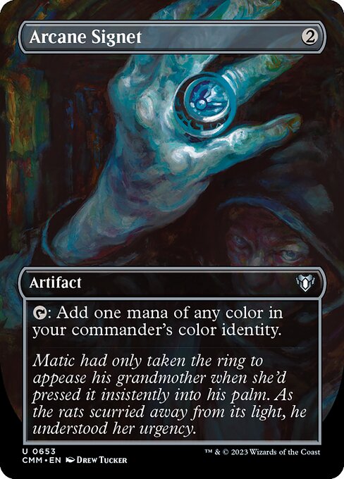 Arcane Signet (653) [Commander Masters] [Borderless]