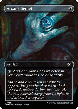 Arcane Signet (653) [Commander Masters] [Borderless]