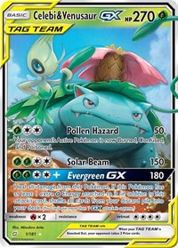 Celebi & Venusaur GX (1/181) [SM Team Up]