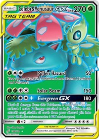 Celebi & Venusaur GX (Full Art) (159/181) [SM Team Up]