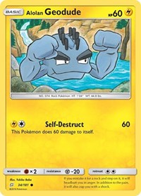 Alolan Geodude (34) (34/181) [SM Team Up]