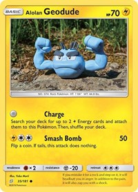 Alolan Geodude (35) (35/181) [SM Team Up]