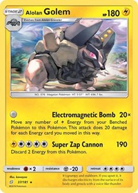 Alolan Golem (37/181) [SM Team Up]