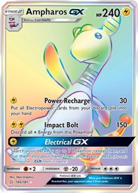 Ampharos GX (Secret) (185/181) [SM Team Up]