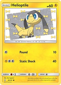 Helioptile (49/181) [SM Team Up]
