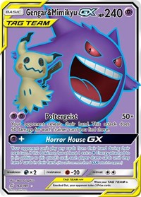 Gengar & Mimikyu GX (Full Art) (164/181) [SM Team Up]