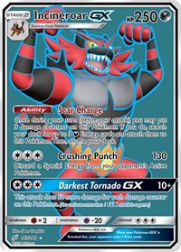Incineroar GX (Full Art) (167/181) [SM Team Up]