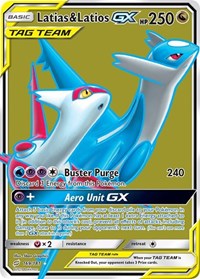 Latias & Latios GX (Full Art) (169/181) [SM Team Up]