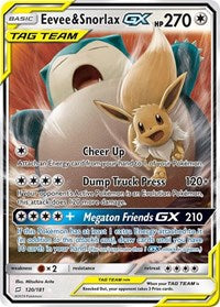 Eevee & Snorlax GX (120/181) [SM Team Up]