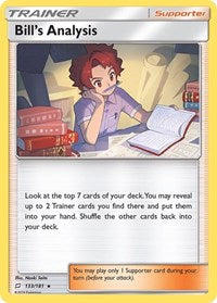 Bill's Analysis (133/181) [SM Team Up]