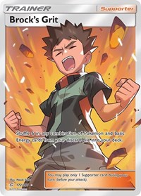 Brock's Grit (Full Art) (172/181) [SM Team Up]