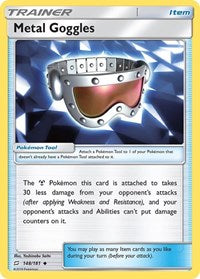 Metal Goggles (148/181) [SM Team Up]