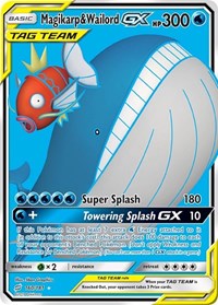 Magikarp & Wailord GX (Full Art) (160/181) [SM Team Up]