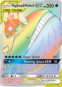 Magikarp & Wailord GX (Secret) (183/181) [SM Team Up]