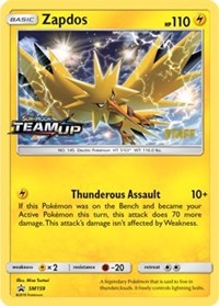 Zapdos - SM159 (Prerelease) [Staff] (SM159) [SM Promos]