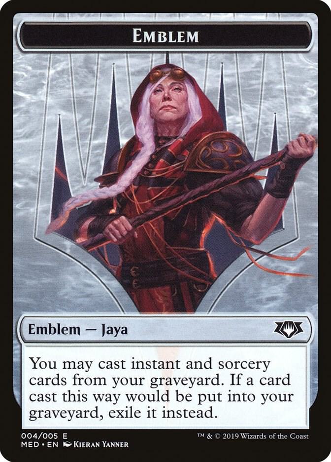 Emblem - Jaya Ballard (4) [Mythic Edition: Ravnica Allegiance]